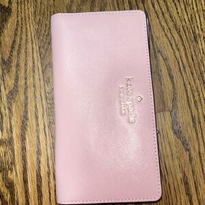 Like new, Kate spade card wallet in pink